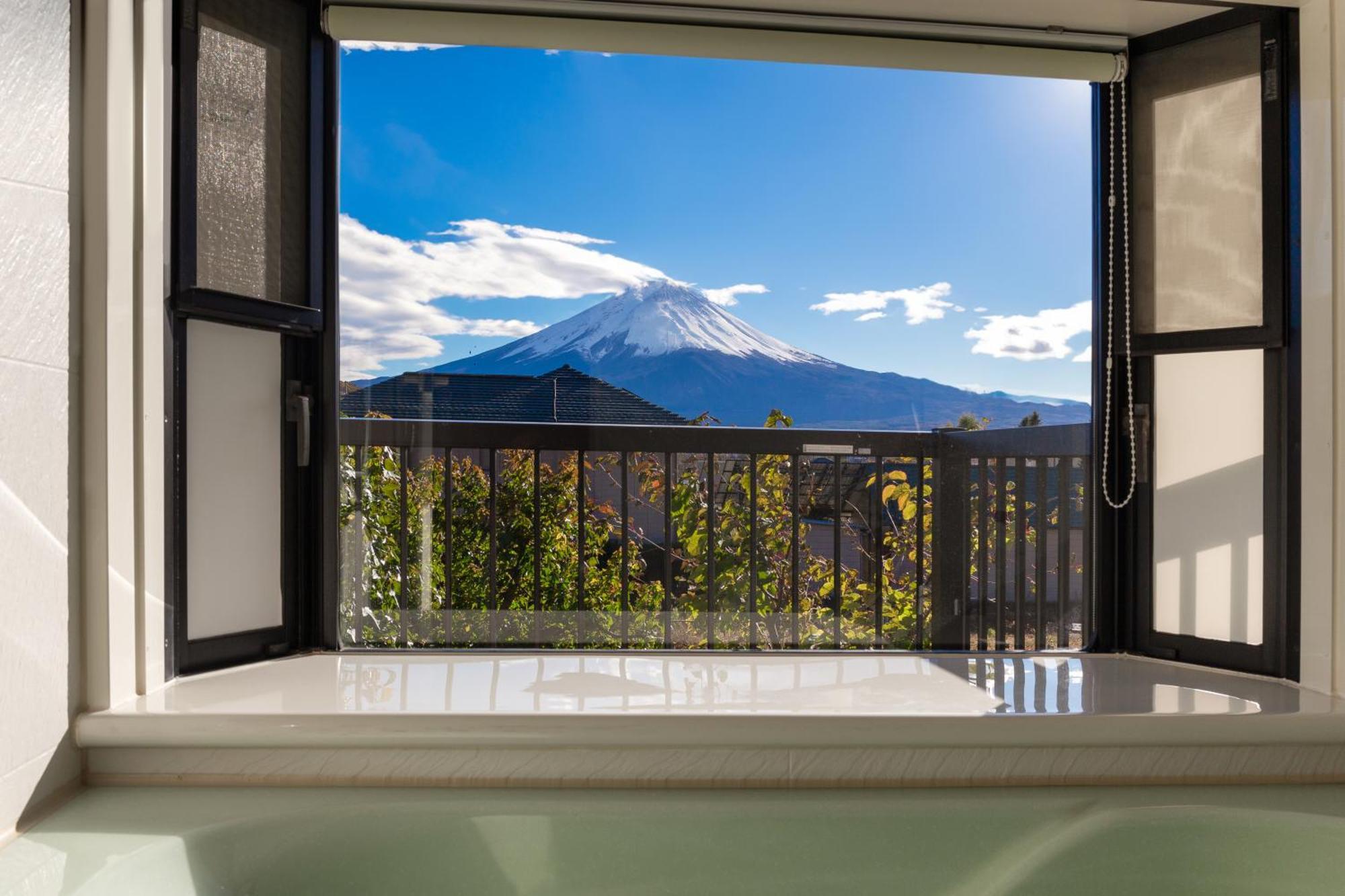 View Of Mt Fuji Free Transportation Bicycle Rental Ok 富士山眺望 Фудзикавагутико Экстерьер фото